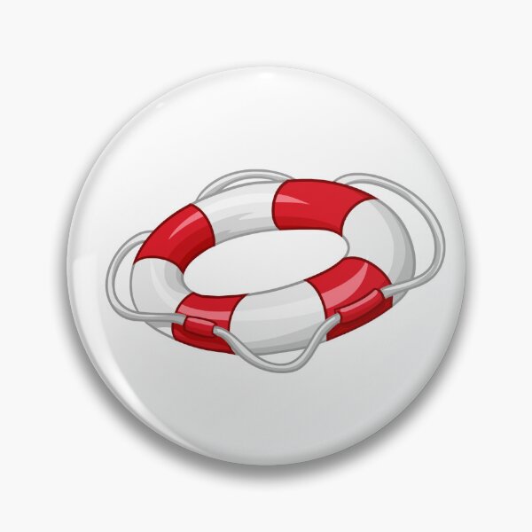 Item preview, Lifesaver chaleco salvavidas rojo blanco ocean saver ayudante de agua designed and sold by Yakisha Gates.