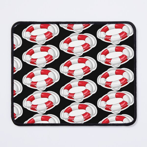 Item preview, Lifesaver life jacket red white ocean saver water helper  designed and sold by Yakisha Gates.