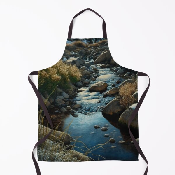 Item preview, Small Stream in Winter, Serenity designed and sold by UbeeU-Pixels.