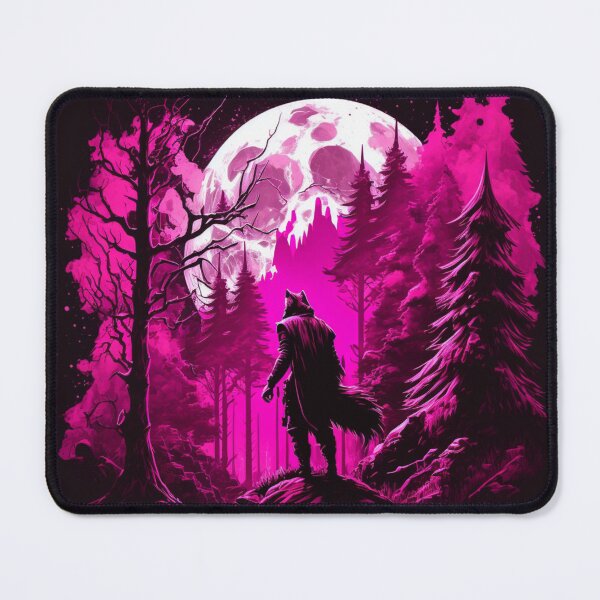Item preview, Quirky Magenta Werewolf designed and sold by TheArtfulAllie.