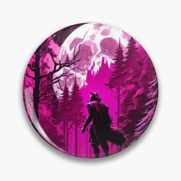 Item preview, Quirky Magenta Werewolf designed and sold by TheArtfulAllie.