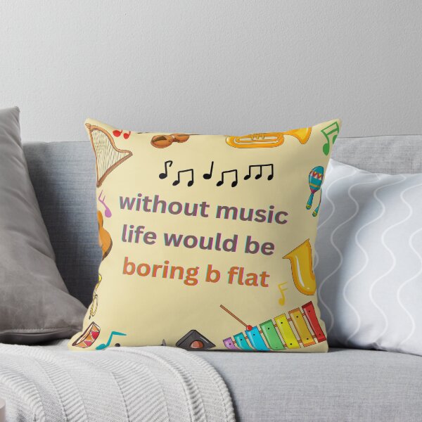 Item preview, without music life would be boring b flat designed and sold by LGMmugsdesign.