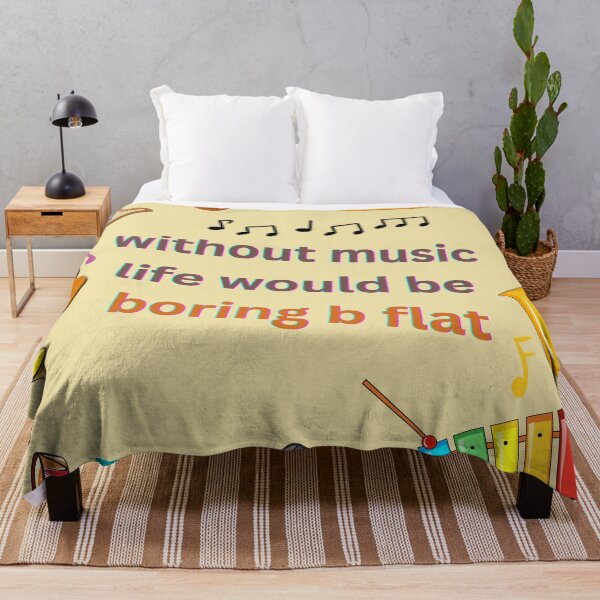 Item preview, without music life would be boring b flat designed and sold by LGMmugsdesign.