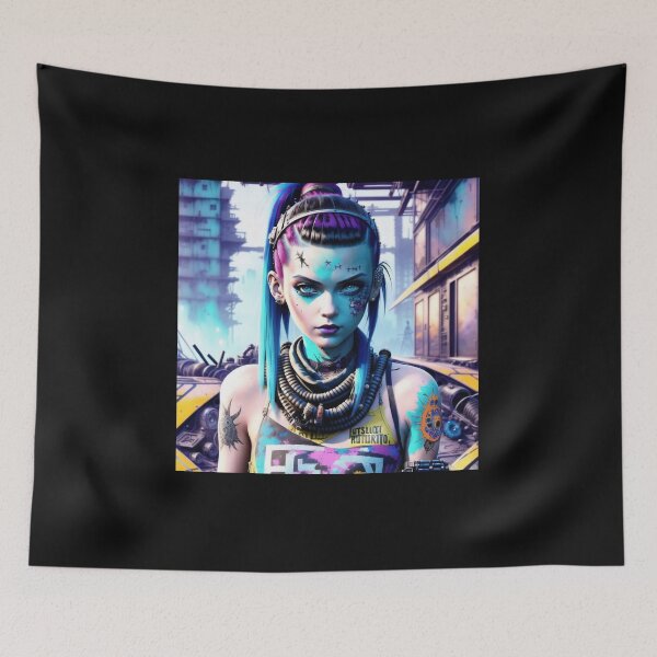 Item preview, Inkpunk girl artwork 45 designed and sold by PunkerLazar.