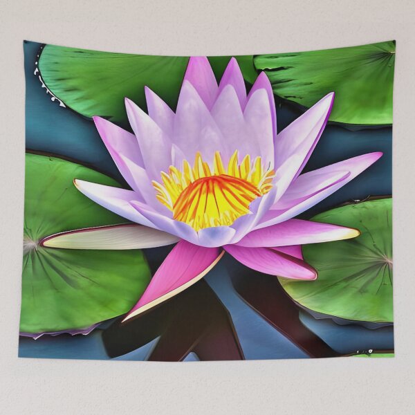 Item preview, Water lily flower designed and sold by gramizzia.