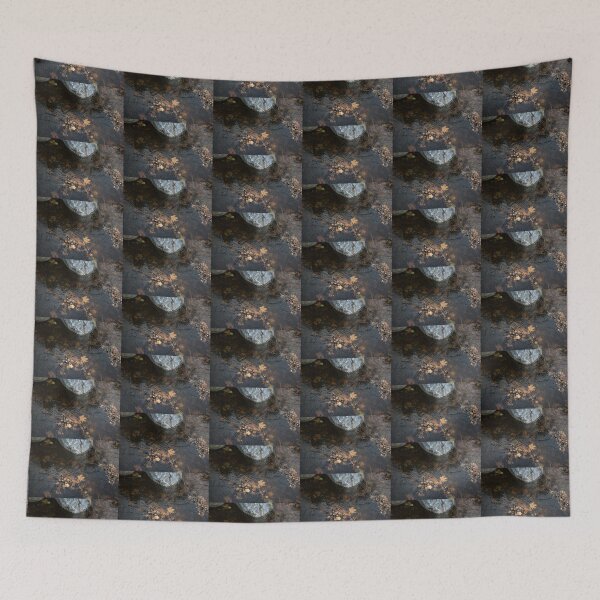 Item preview, Dark Freeze - Autumn Leaves, Frozen Under the Ice designed and sold by Georgia Mizuleva.