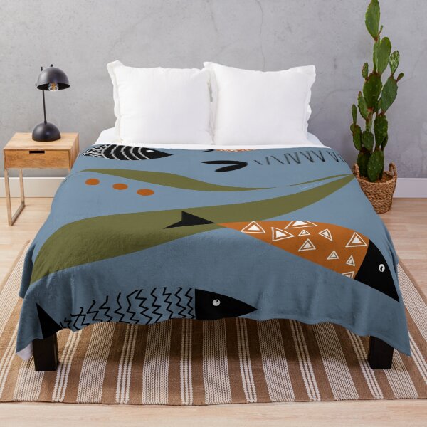 Item preview, Retro 50’s ocean scene for wild open water swimmers, deep sea divers. Caroline Laursen Original designed and sold by Caroline Laursen.