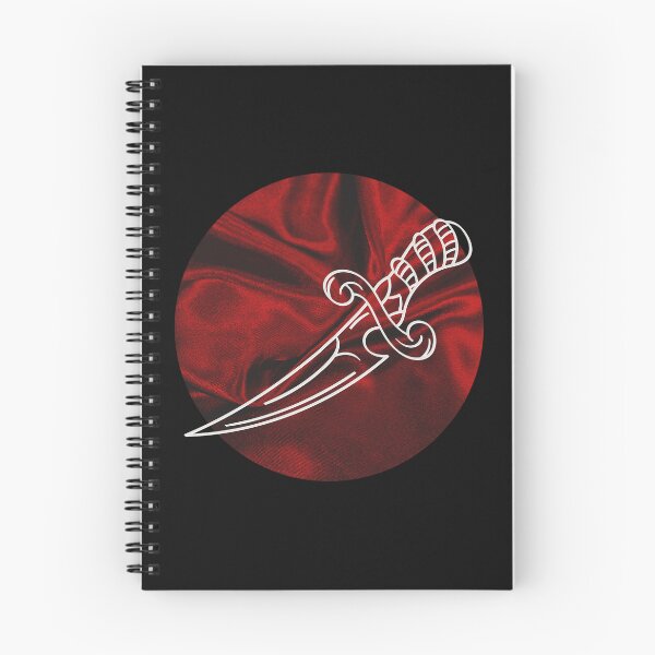Item preview, dagger silhouette in red circle designed and sold by AR-Daydreams.