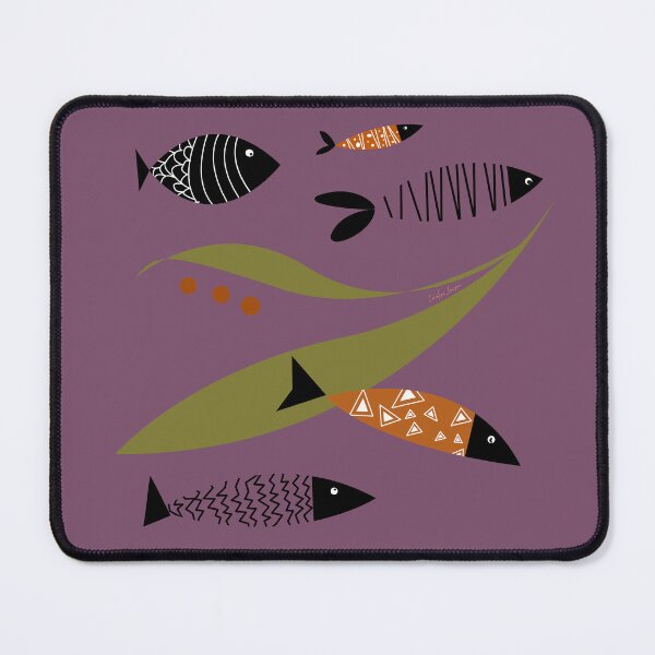 Item preview, Retro 50’s ocean scene for wild open water swimmers, deep sea divers. Caroline Laursen Original designed and sold by Caroline Laursen.