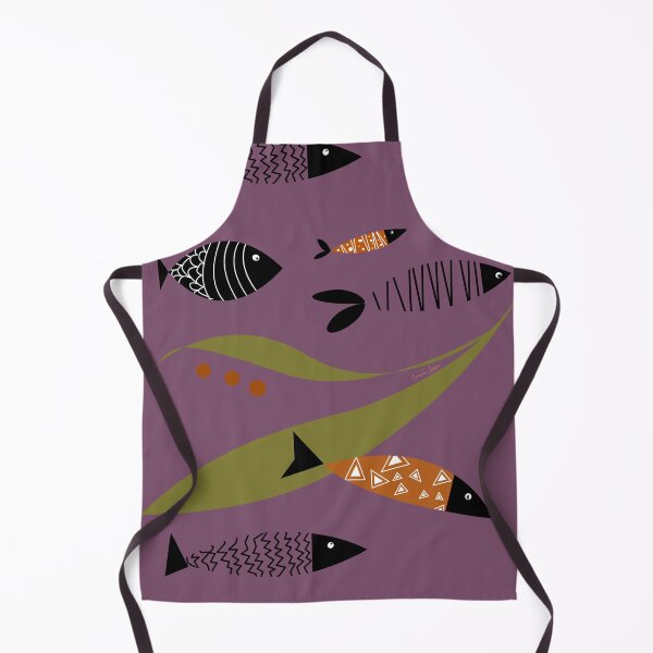 Item preview, Retro 50’s ocean scene for wild open water swimmers, deep sea divers. Caroline Laursen Original designed and sold by Caroline Laursen.