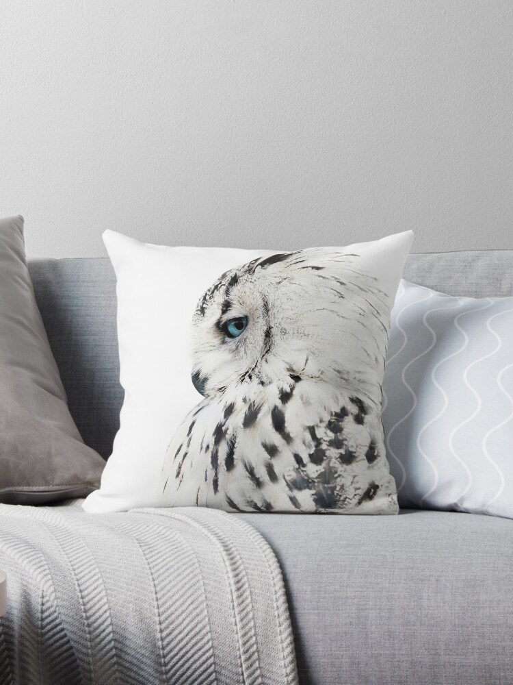 Polar White Throw Pillow