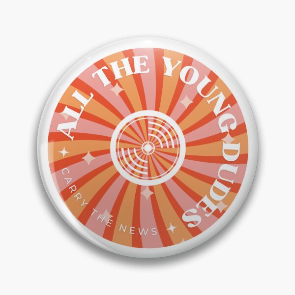 Item preview, All the Young Dudes Groovy Vinyl Sticker designed and sold by Bookdragon77.