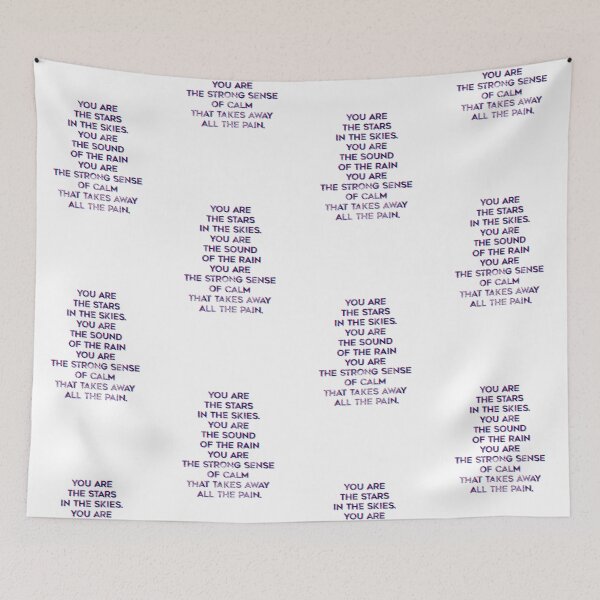 Item preview, You are the stars in the skies, you are the sound of the rain. designed and sold by Kev Prescott.