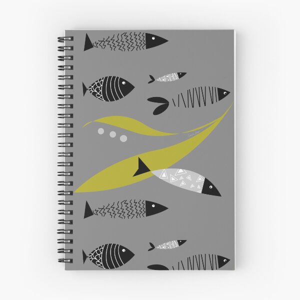 Item preview, Retro 50’s ocean scene for wild open water swimming, deep sea divers.  Caroline Laursen Original designed and sold by Caroline Laursen.