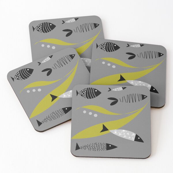 Item preview, Retro 50’s ocean scene for wild open water swimming, deep sea divers.  Caroline Laursen Original designed and sold by Caroline Laursen.