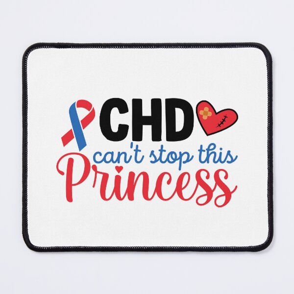 Item preview, Congenital Heart Disease Awareness | CHD Can't Stop This Princess | CHD Heart Warrior Gift designed and sold by AMINE  ★★★★★.