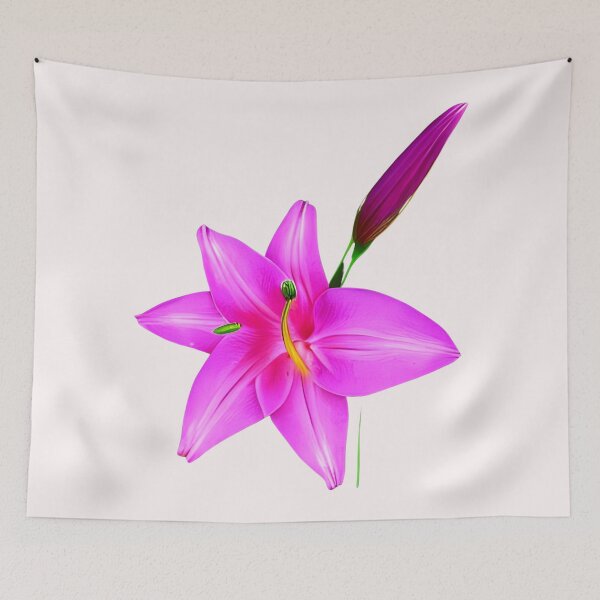 Item preview, Pink lily flower designed and sold by gramizzia.