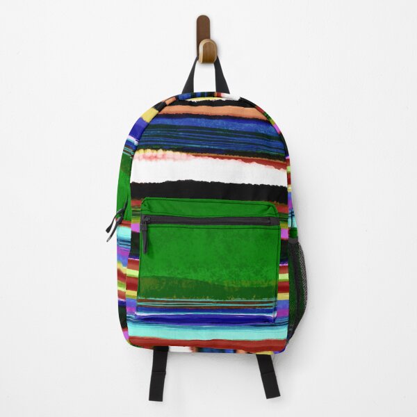 Item preview, Green Boho lines as symmetrical abstract strong layers  designed and sold by rupydetequila.