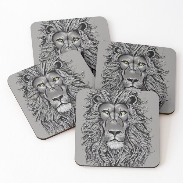 Item preview, male lion vector art design designed and sold by test26.