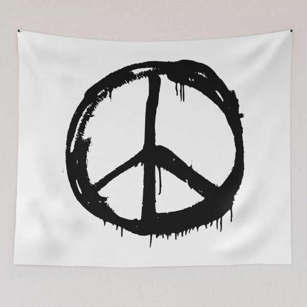 Item preview, Peace sign painted designed and sold by pardock.