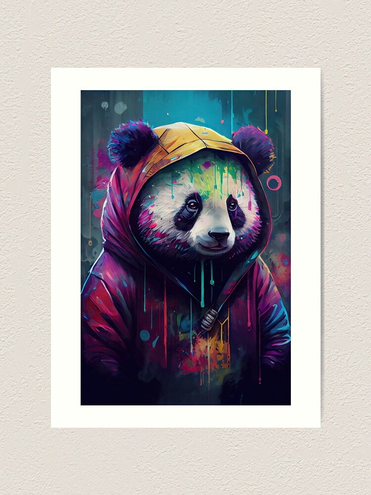 The Comfortable Panda | Art Print