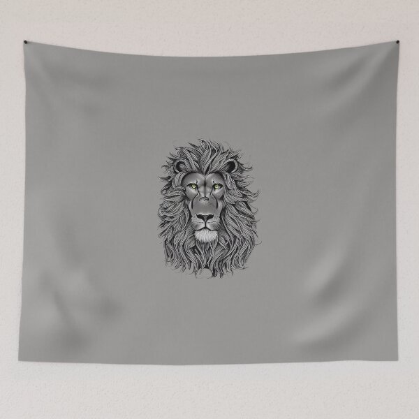 Item preview, male lion vector art design designed and sold by test26.