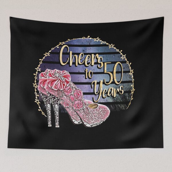 Item preview, Happy Birthday Gift cheers to 50 Years designed and sold by Kalli-design.
