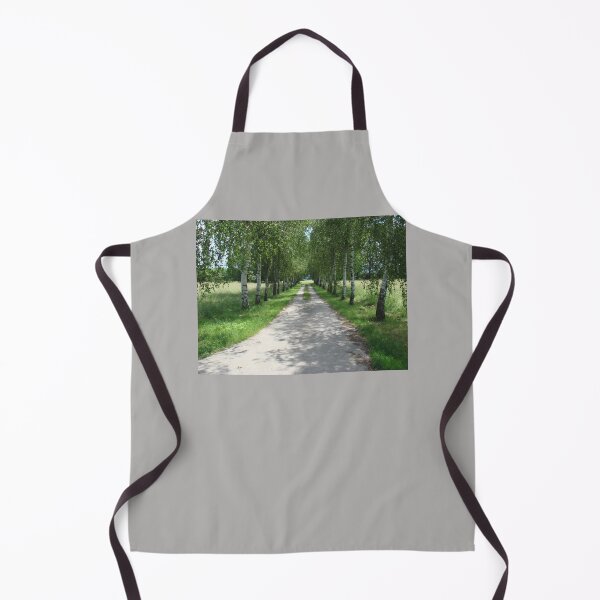 Item preview, Dirt road along flowering birches // designed and sold by Lillrose.