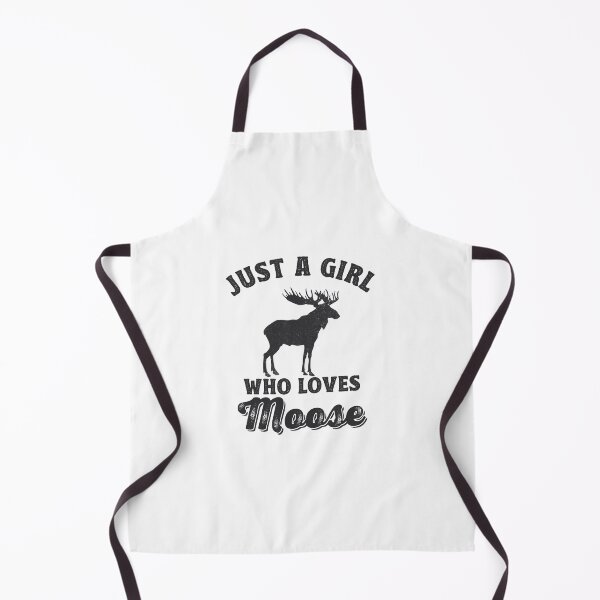 Item preview, Just a Girl Who Loves Moose Lover Gift designed and sold by TonySpencer.