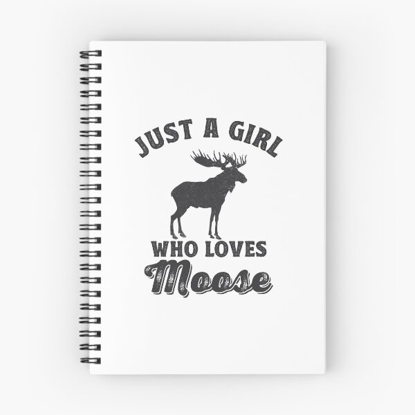 Item preview, Just a Girl Who Loves Moose Lover Gift designed and sold by TonySpencer.