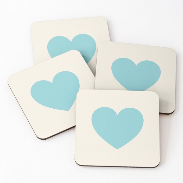 Item preview, Simple Bohemian Blue Love Heart Off White Background designed and sold by GemsAnatomy.