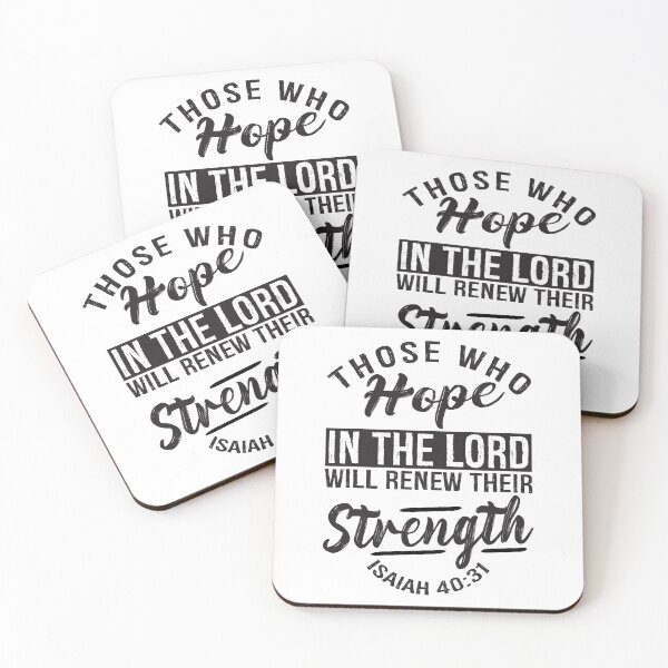 Item preview, Hope in the LORD - Isaiah 40:31 designed and sold by plushism.