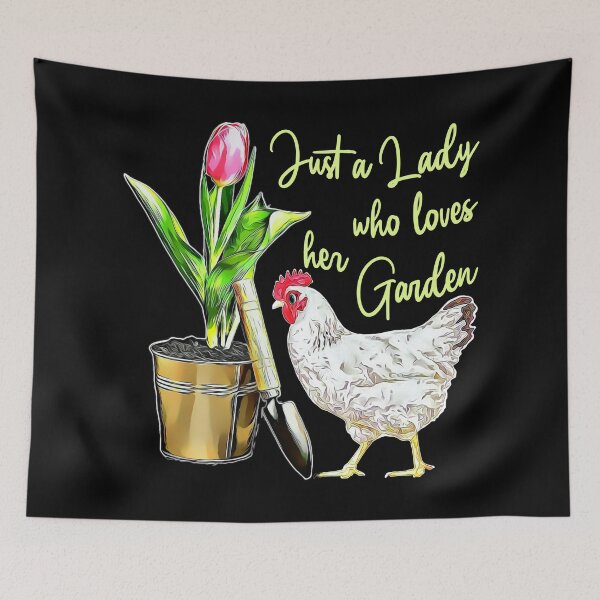 Item preview, Just a girl who loves her Garden and Chickens designed and sold by Kalli-design.