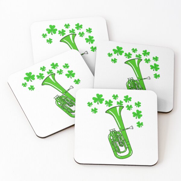 Artikelvorschau, St. Patrick's Day Tenorhornlehrer Blechbläser entworfen und verkauft von doodlerob.