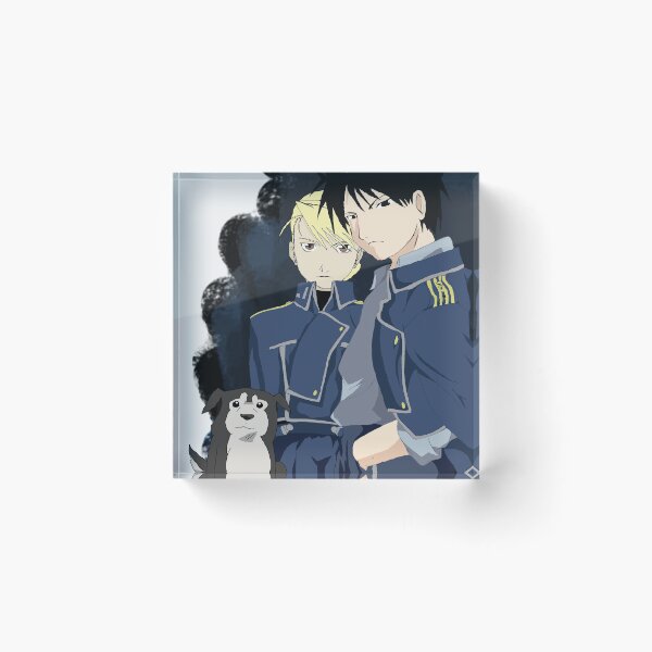 Item preview, Roy, Riza and Black Hayate designed and sold by DoctorMonster.