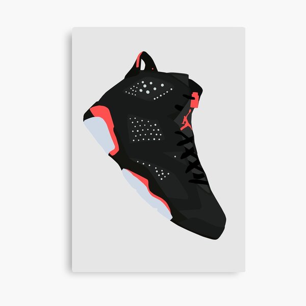 The Jordan 6 Infrared Canvas Print