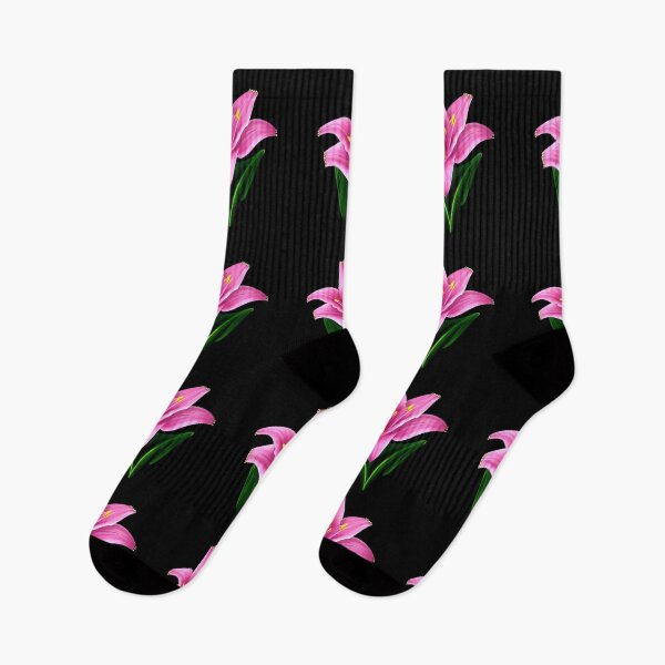 Item preview, Pink lily flower designed and sold by gramizzia.