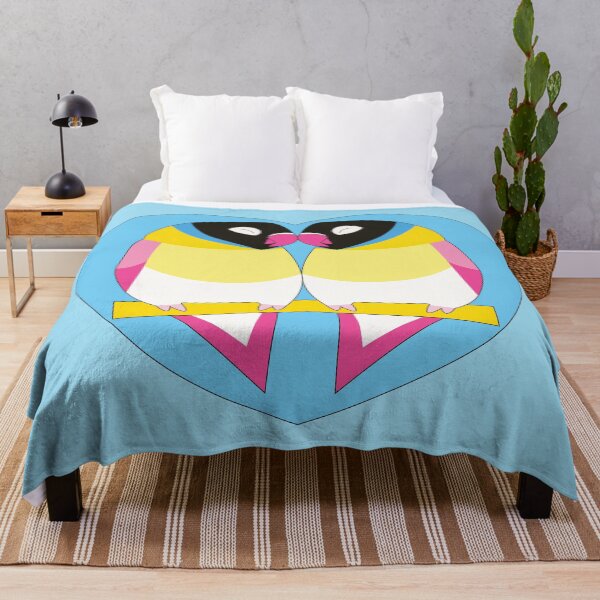 Item preview, Pansexual Pride Lovebirds designed and sold by nolessjess.