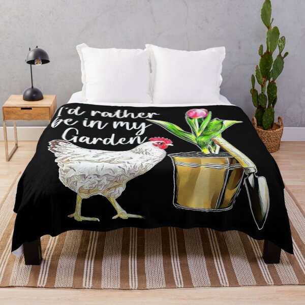 Item preview, I'd rather be in my Garden with my Chickens designed and sold by Kalli-design.