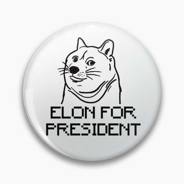 Item preview, Elon for President - v2 on white designed and sold by ClothingnCrypto.