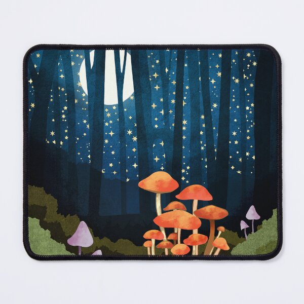 Item preview, Midnight Mushrooms designed and sold by spacefrogdesign.