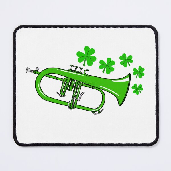 Item preview, St Patrick's Day Flugelhorn Teacher Brass Player designed and sold by doodlerob.