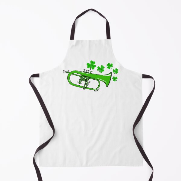 Artikelvorschau, St. Patrick's Day Flügelhornlehrer Blechbläser entworfen und verkauft von doodlerob.