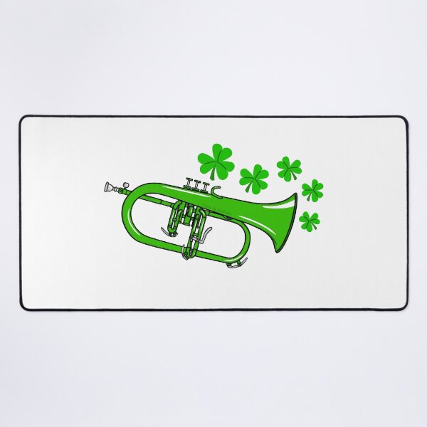 Item preview, St Patrick's Day Flugelhorn Teacher Brass Player designed and sold by doodlerob.