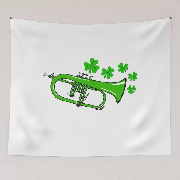 Item preview, St Patrick's Day Flugelhorn Teacher Brass Player designed and sold by doodlerob.