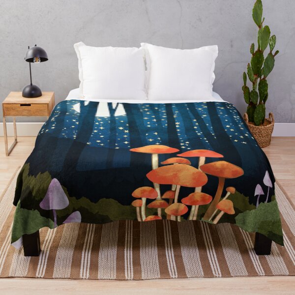 Item preview, Midnight Mushrooms designed and sold by spacefrogdesign.