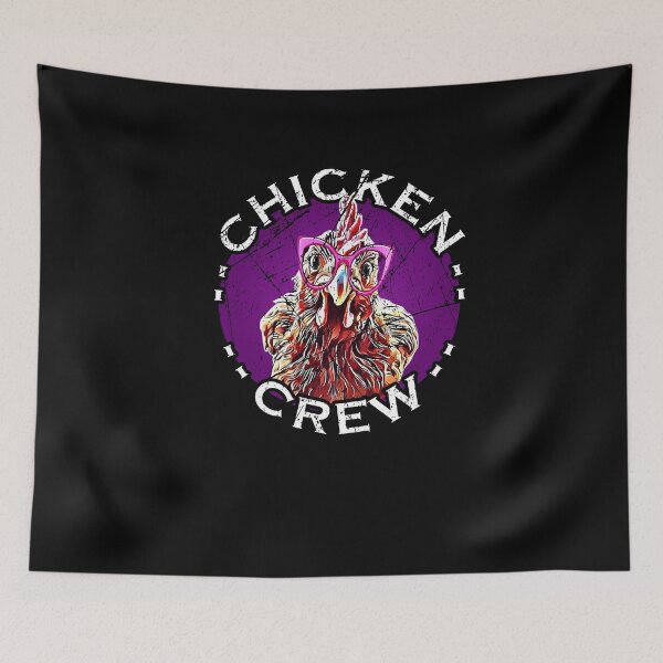 Item preview, Funny crazy chickens team motif designed and sold by Kalli-design.