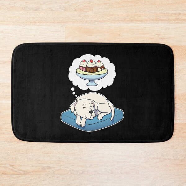 Item preview, Dogo Argentino dreaming about Banana Splits designed and sold by DoggieDelights.