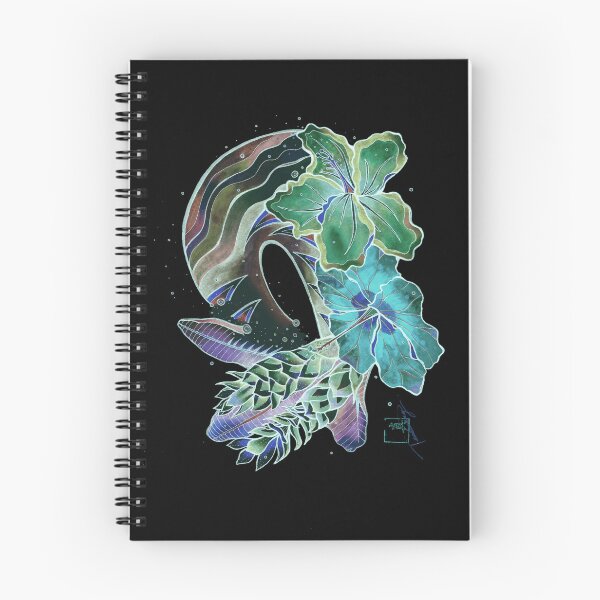 Item preview, Neon Aloha - Blossoms x Moana / Black Background Recommend designed and sold by lilireal  studio.