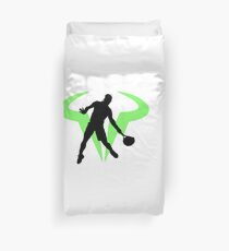 Rafael Nadal silhouette Duvet Cover